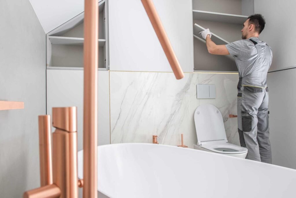 bathroom plumbing
