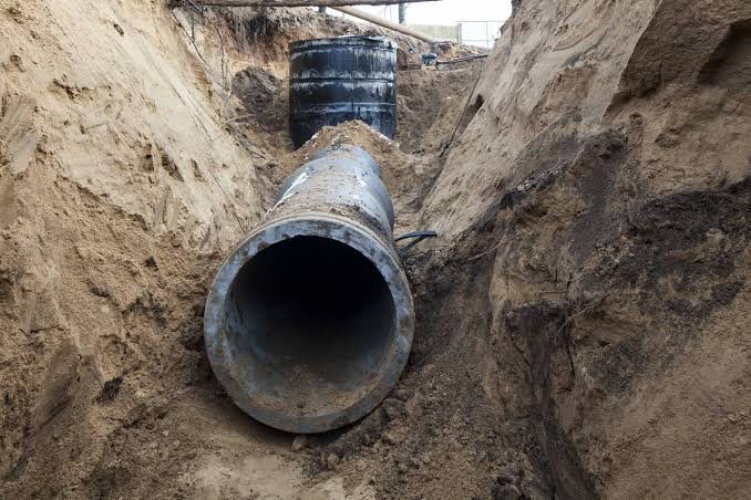 sewer lines